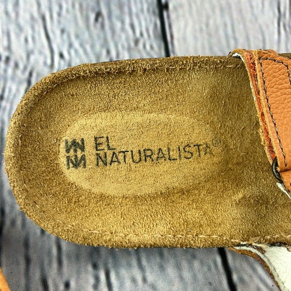 EL NATUALISTA PANGLAO Multicolored Leather Strappy Strap Slip On Flat Sandals - Picture 11 of 17